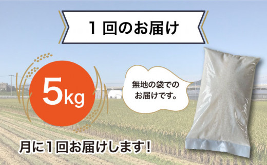 【全3回(月1)定期便】とにかくおいしいお米 夢つくし 5kg 糸島市 シーブ [AHC047]