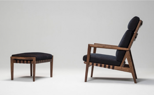 【Ritzwell】BLAVA SET / HIGH-BACK EASY CHAIR + OTTOMAN [AYG037]