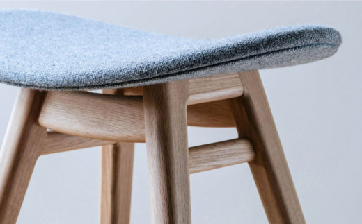 nomade stool 〈 Oak × Light Grey 〉 糸島市 / nomade design [AIF006]