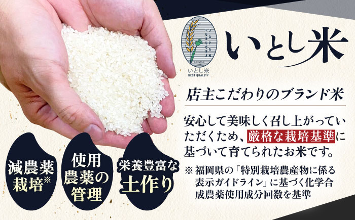 いとし米 厳選夢つくし Premium Gift 2kg×2袋 ライスバッグ付 糸島市 / 三島商店 / 米 夢つくし ギフト [AIM079]