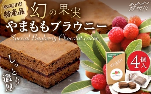 やまももブラウニー 4個入 VISAVIS ＜株式会社シークス＞ 那珂川市 [GAU014]