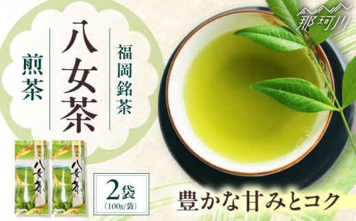 八女茶 煎茶セット 100g×2袋 ＜木村食品＞ 那珂川市 [GFW061]