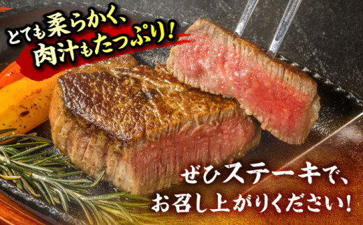 【全6回定期便】希少部位！ 博多和牛 牛肉 ヒレ シャトーブリアン 400g（200g×2）＜肉のくまもと屋＞ 那珂川市 ヒレステーキ 黒毛和牛 赤身 ステーキ肉 フィレ ヒレ シャトーブリアン ヒレ肉 [GBI028]