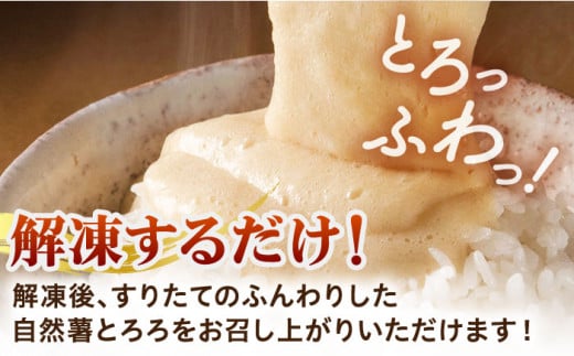 【味付け不要！本格自然薯とろろ】自然薯 とろろ 味くらべセット 計9個（3種類×3個）＜自然薯王国＞那珂川市 自然薯とろろ とろろ 自然薯 [GAH003]