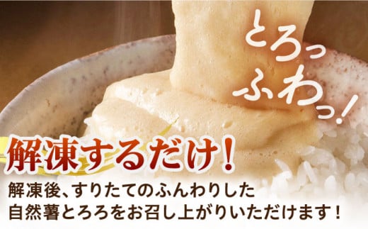 【味付け不要！本格自然薯とろろ】自然薯 とろろ （醤油味）55g×8個＜自然薯王国＞那珂川市 おいしい 自然薯 健康 とろろ 人気 とろろ トロロ 自然薯 健康 とろろ 自然薯 ヘルシー 高評価 ランキング ふわふわ もちもち リピート 嬉しい 自然 こだわり ご飯 手軽 健康 名産 希少 保存 ご当地 グルメ 特製 福岡県 那珂川市[GAH001]