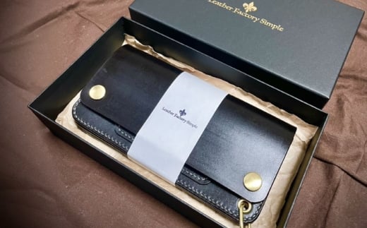 トラッカーウォレット＜レザー・ファクトリー・シンプル＞ 那珂川市 [GGH001]