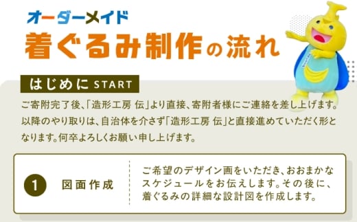 世界にひとつだけ オリジナル着ぐるみ＜造形工房 伝＞那珂川市 [GGG001]