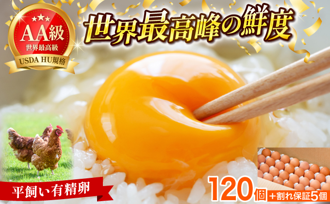 【TVで紹介】鮮度ＡＡ級の世界最高ランク！金太郎卵 平飼い たまご まとめ買い120個