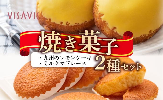焼き菓子 2種セット 計9点【VISAVIS】|焼菓子 ヴィザヴィ お菓子 菓子 スウィーツ スイーツ マドレーヌ レモンケーキ 送料無料 福岡県 那珂川市