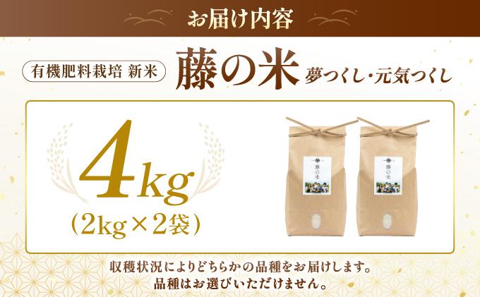 【令和7年度産】藤の米(ふじのまい) 4kg(2kgx2)【フジノ農園】