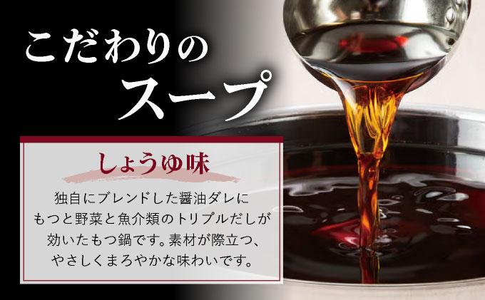 年間100万食販売！博多もつ鍋おおやま もつ鍋しょうゆ味 2人前