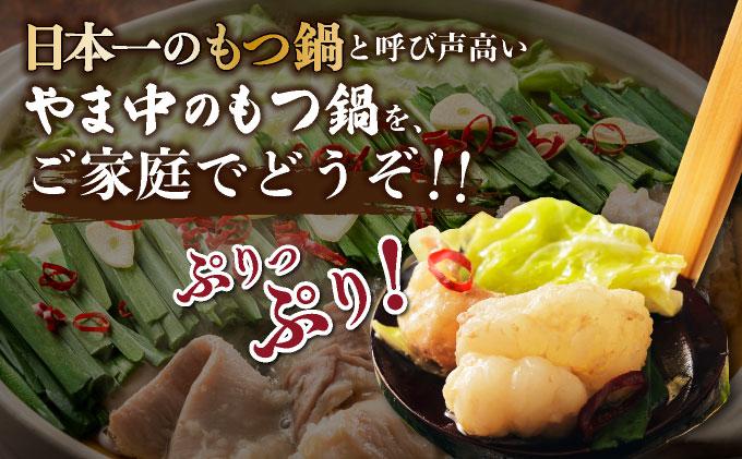 もつ鍋 しょうゆ味 3～4人前【博多もつ鍋やま中】