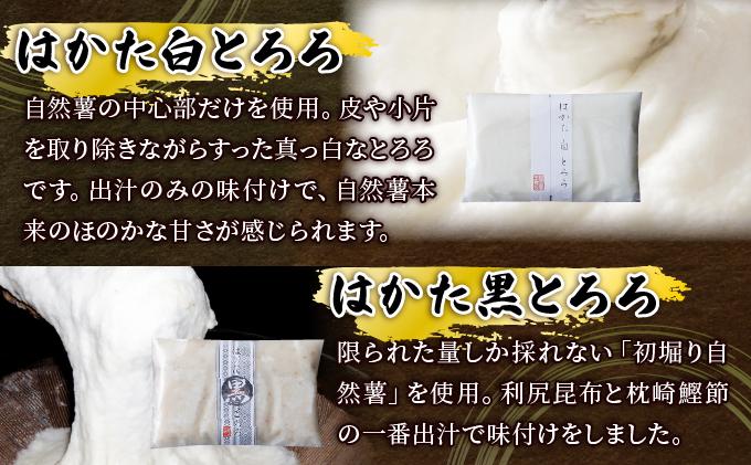 ＜定期便・全6回＞本格自然薯とろろ 味くらべセット（醤油/白/黒）各3個 計9個|自然薯 小分け じねんじょ とろろ 山芋 やまいも 長芋 ながいも ご飯のお供 おつまみ 酒の肴 山かけ 麦とろ そば うどん 鉄火巻 鉄火丼 冷凍 送料無料 福岡県 那珂川市