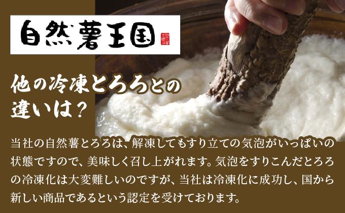 ＜定期便・全6回＞本格自然薯とろろ 味くらべセット（醤油/白/黒）各3個 計9個|自然薯 小分け じねんじょ とろろ 山芋 やまいも 長芋 ながいも ご飯のお供 おつまみ 酒の肴 山かけ 麦とろ そば うどん 鉄火巻 鉄火丼 冷凍 送料無料 福岡県 那珂川市