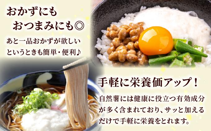 ＜定期便・全3回＞味付け不要！本格自然薯麦とろセット（4人前）