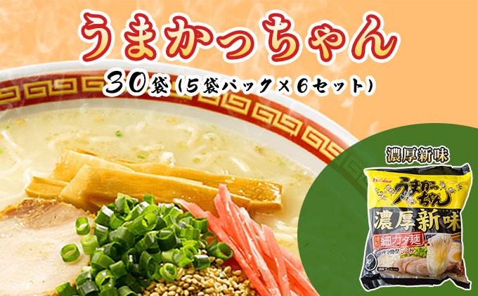 うまかっちゃん 濃厚新味 30袋（5袋パック×6セット）
