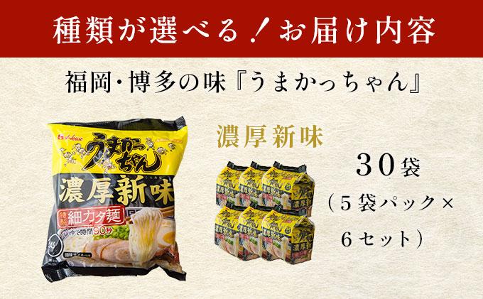 うまかっちゃん 濃厚新味 30袋（5袋パック×6セット）