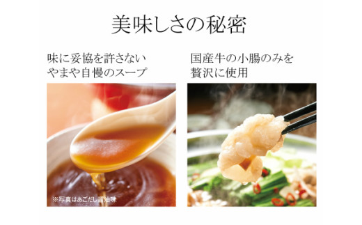 もつ鍋 博多もつ鍋やまや もつ鍋セット こく味噌味 1〜2人前 [やまやコミュニケーションズ 福岡県 宇美町 um40azo860002] もつ鍋セット モツ鍋 国産 牛もつ 牛モツ 牛ホルモン