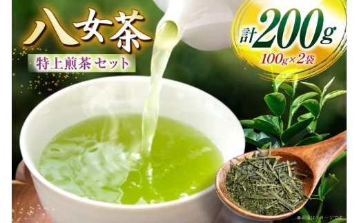 お茶 八女茶 特上 煎茶 100g×2 セット [木村食品 福岡県 宇美町 um40beg040043] お茶の葉 茶 お茶の葉 茶葉 お茶っぱ