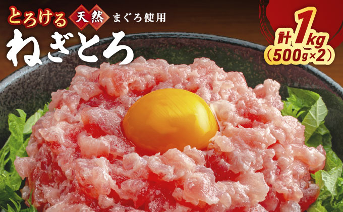 とろけるネギトロ (まぐろたたき) 500 g×2P LZ008