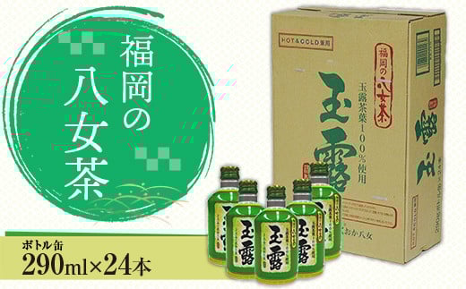 福岡の八女茶 玉露ボトル缶(290ml)×24缶 CZ002
