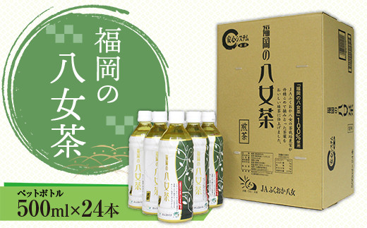 福岡の八女茶 煎茶ペットボトル(500ml)×24本 CZ001