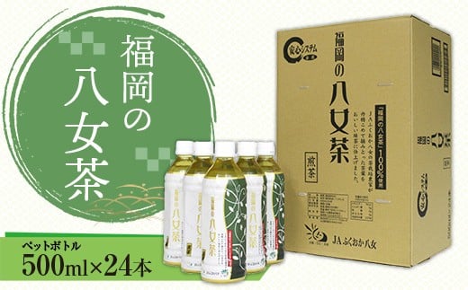 福岡の八女茶 煎茶ペットボトル(500ml)×24本 CZ001