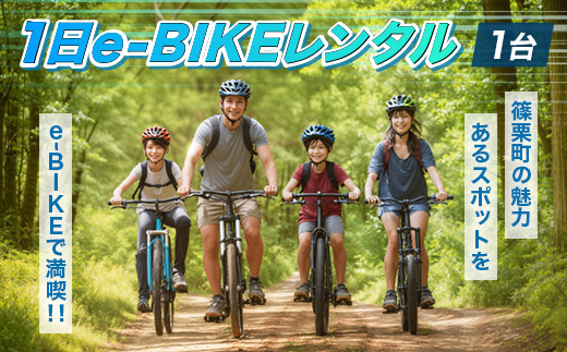 1日e-BIKEレンタル（１台） BA001