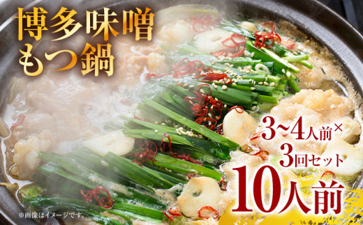 訳あり！博多味噌もつ鍋　10人前セット お取り寄せグルメ お取り寄せ 福岡 お土産 九州 福岡土産 取り寄せ グルメ 福岡県