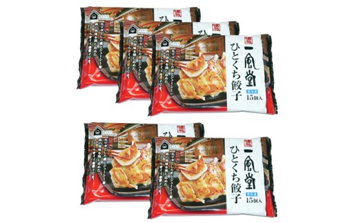 H062.【全10回定期便】博多一風堂ひとくち餃子（5セット）