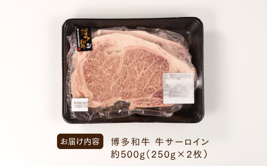 B305.博多和牛サーロインステーキセット（500g）