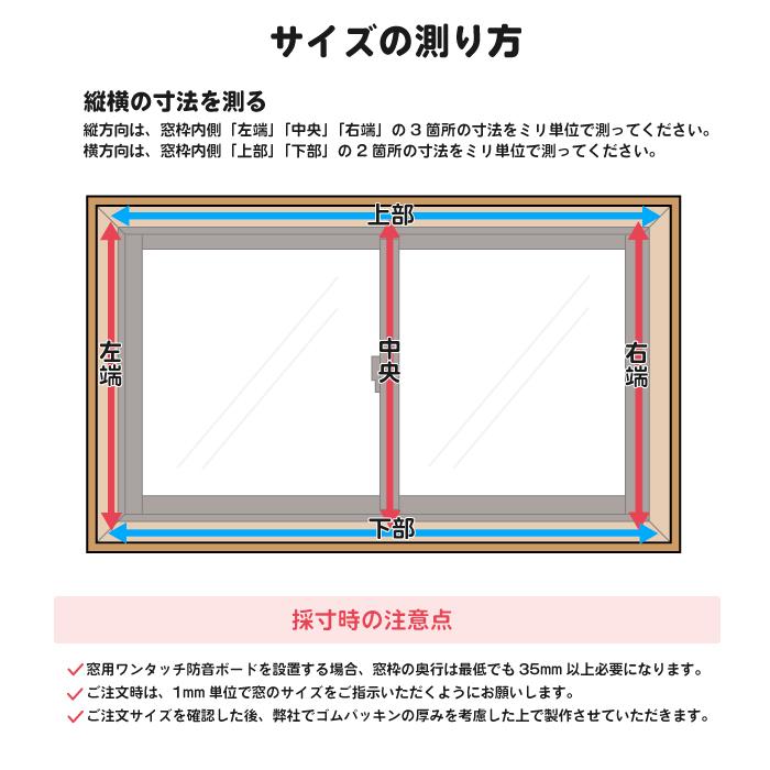 FH001.（11001）窓用ワンタッチ防音ボード1枚タイプ（幅300-465mm・高さ300-455mm）