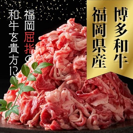 A1671.訳あり！博多和牛切り落とし250gと100％ミンチ（挽肉）300gセット【博多和牛】