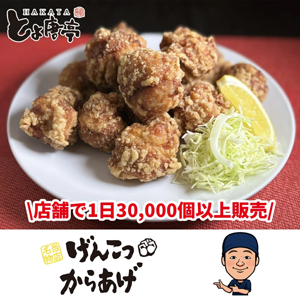 博多とよ唐亭 げんこつからあげ 1.2kg 30個 BF001-3