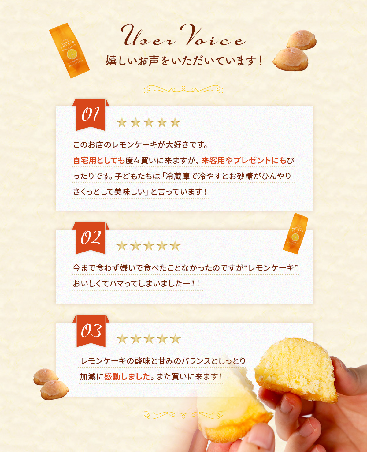 レモンケーキ ギフトbox 16個入り　BJ001