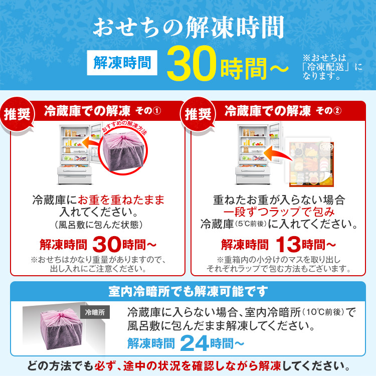 和洋折衷本格豪華おせち『博多 錦』（特大8寸 3段重 51品）BP052