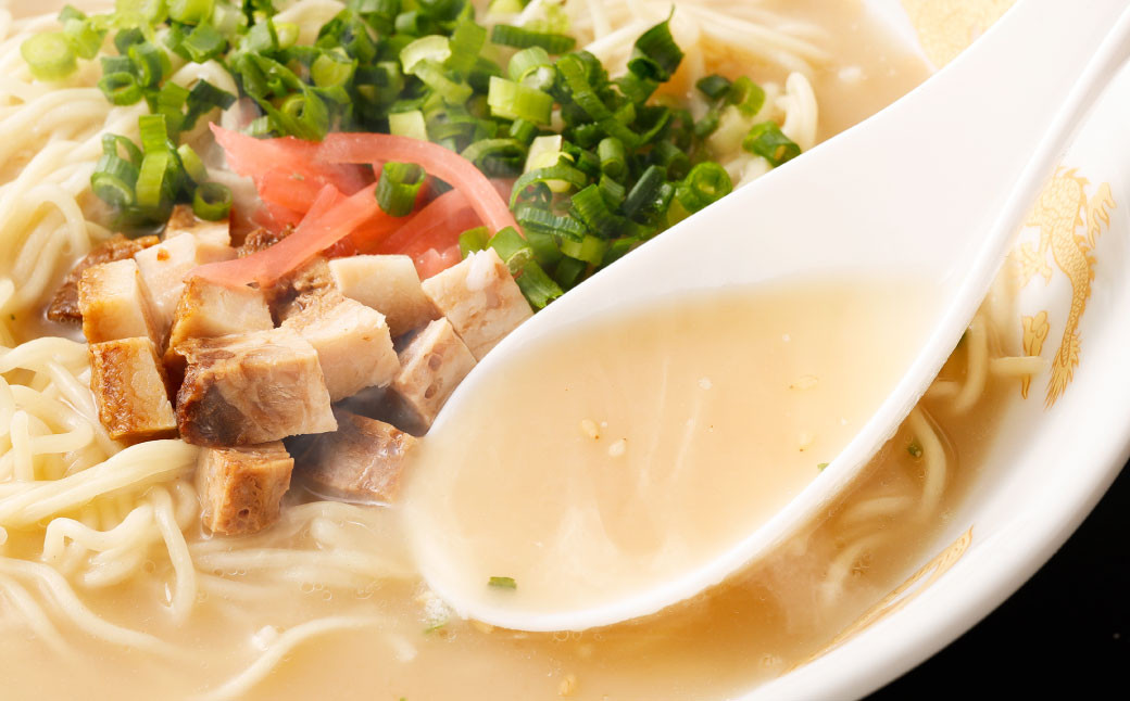 元祖長浜屋協力 豚骨ラーメン5食セット （5食×1袋） 岡垣町 ラーメン 麺類