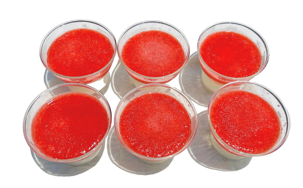 プレミアムあまおうレアチーズケーキ 6カップ