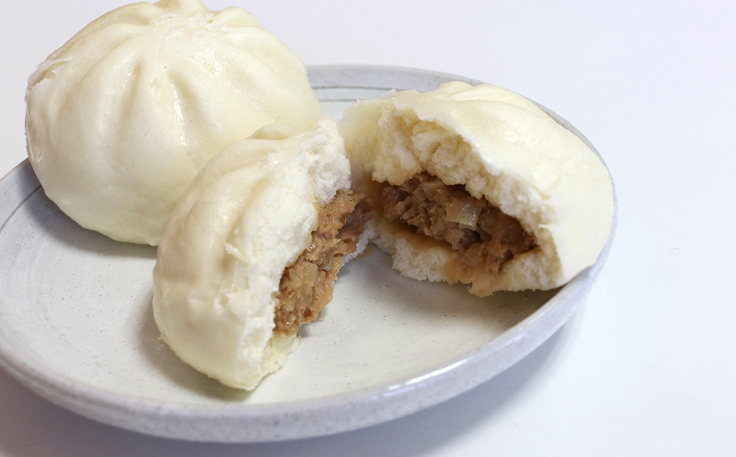 武遊の ラー麦極肉まん 合計1.2kg(120g×10個) 肉まん