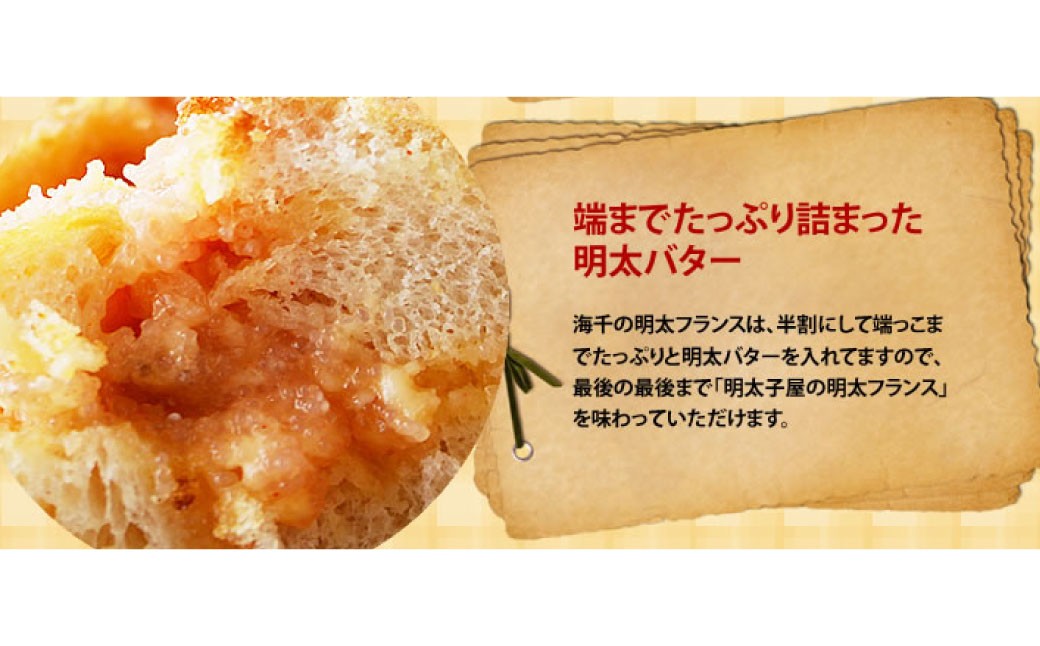 【4ヶ月定期便】 明太子屋がこだわった明太フランス 5本セット×4回 計20本 明太フランス めんたいフランス パン フランスパン めんたいこ 明太子 冷凍