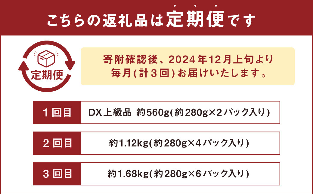 博多 あまおう リッチな 3回 定期便 計約 3360g 福岡 イチゴ いちご 苺 フルーツ【2024年12月上旬～2025年2月下旬発送予定】