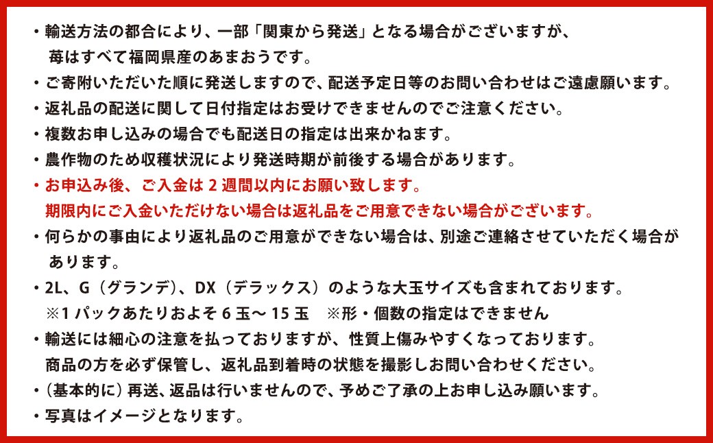 数量限定 福岡県産 あまおう 計 1080g 270g×4パック【2027年2月上旬～4月上旬発送予定】