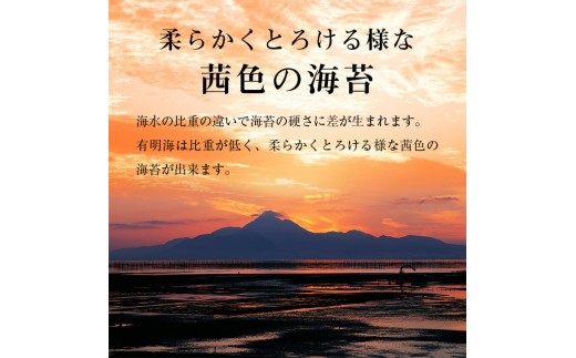 訳あり 有明海産 焼き海苔 全形50枚【福岡有明のり】 送料無料 《30日以内に出荷予定(土日祝除く)》福岡県 鞍手郡 鞍手町 たっぷり 親和園