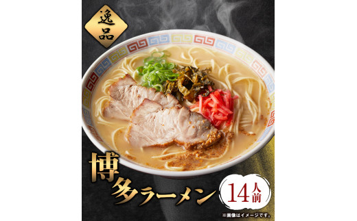 博多ラーメン 14人前 株式会社フーデリジェンス《30日以内に出荷予定(土日祝除く)》 ラーメン