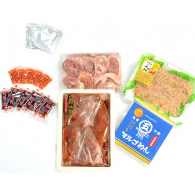 水炊き ＆ 辛子明太子(切子)セット 株式会社マル五《30日以内に出荷予定(土日祝除く)》福岡県 鞍手郡 鞍手町 送料無料 冷凍便 冷凍 ご当地グルメ お取り寄せ 水たき 鍋 辛子 めんたいこ 明太子 切れ子 ご当地セット