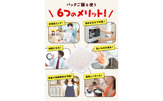 令和7年度産 夢つくし パックご飯 48パック 24パック×2箱《30日以内に出荷予定(土日祝除く)》米 コメ 精米 ゆめつくし パックごはん 便利 アウトドア 非常食 電子レンジ調理 湯せん調理 鞍手郡