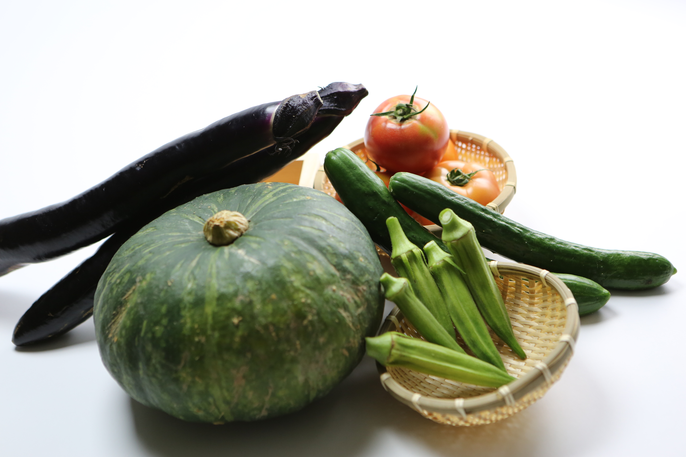 夏野菜セット 約5キロ 花田農園 令和5年《6月上旬-8月中旬頃出荷》トマト きゅうり オクラ かぼちゃ マクワ瓜 すいか ゴーヤ じゃがいも 玉ねぎ 鞍手郡