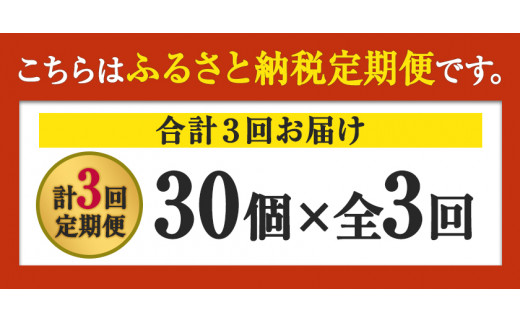 【定期便】計3回お届け 朝獲れ卵 味宝卵 (計90個) 30個×3回お届け 卵 Lサイズ 鶏卵 《お申込み翌月から出荷》福岡 卵 Lサイズ 鶏卵