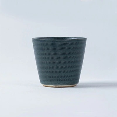 AA132　小石原焼 原彦窯 フリーカップ（ネイビー・マット）