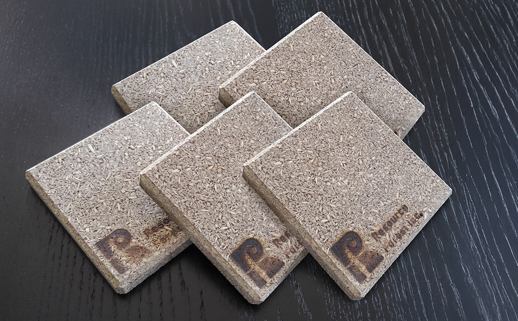 X1 木質コースター ５枚セット